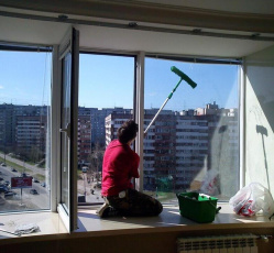Мытье окон в однокомнатной квартире Сургут